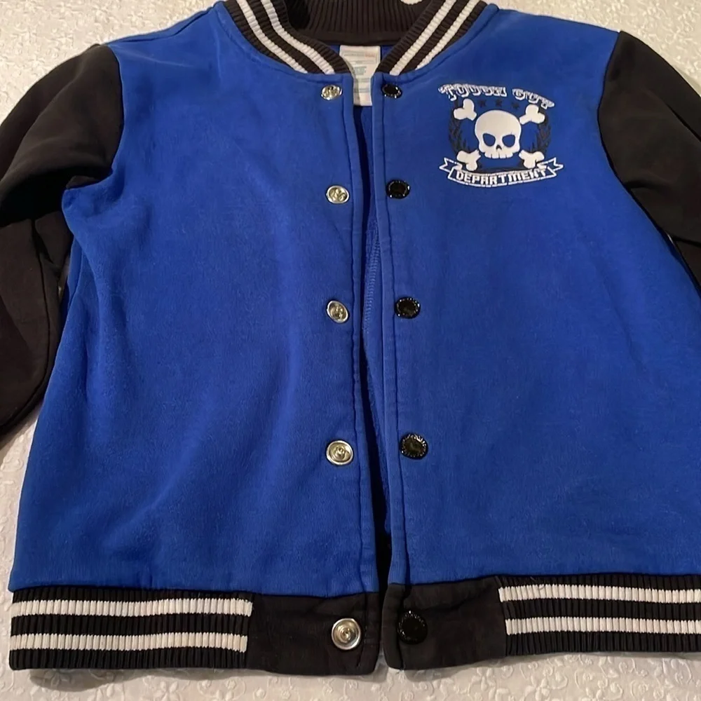 Wonderkids Boys Bomber Jacket long sleeve Snap Close 5T